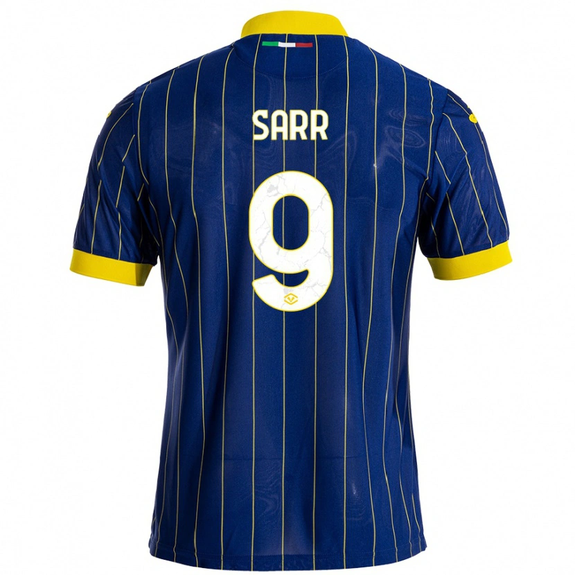 Danxen Women Amin Sarr #9 Blue Yellow Home Jersey 2024/25 T-Shirt