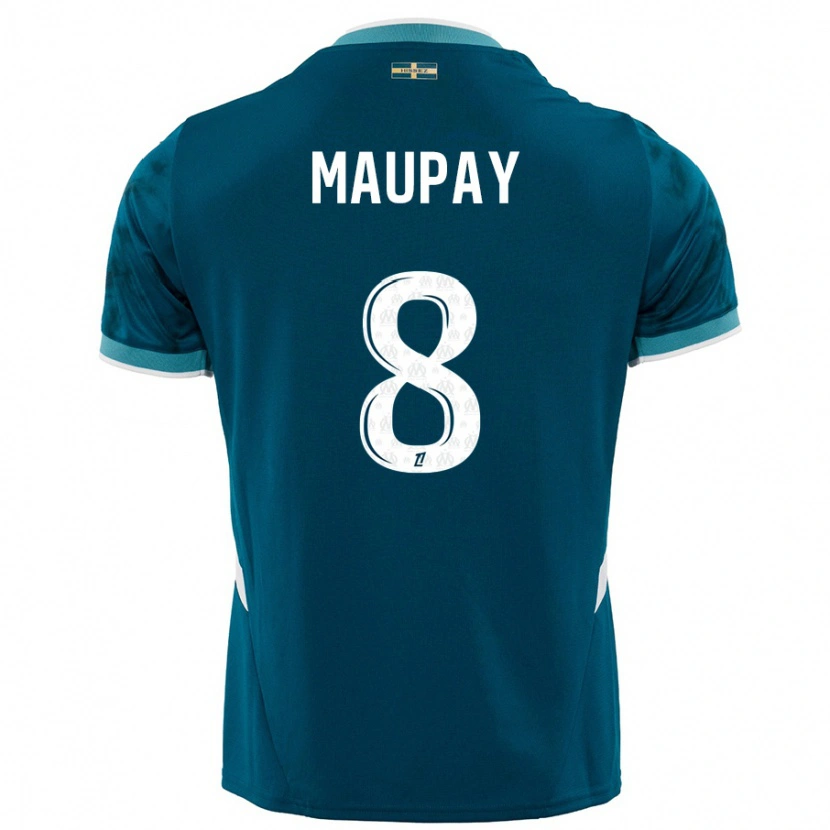 Danxen Women Neal Maupay #8 Turquoise Blue Away Jersey 2024/25 T-Shirt
