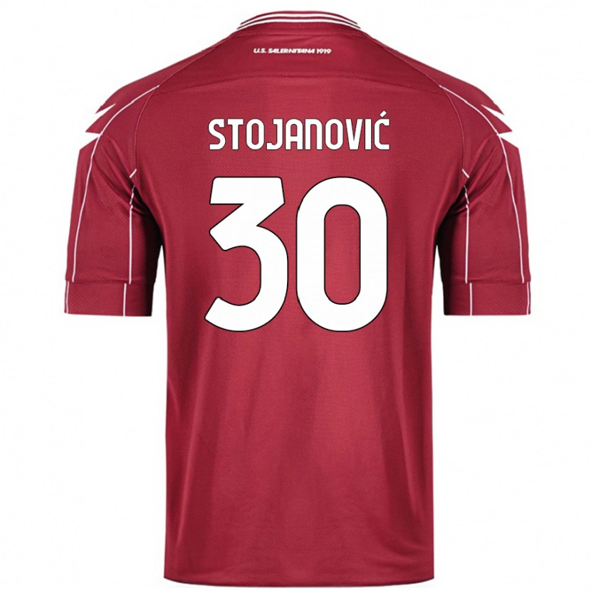 Danxen Women Petar Stojanović #30 Burgundy Home Jersey 2024/25 T-Shirt
